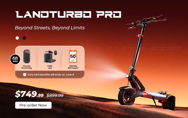 Introducing Landturbo Pro: The Ultimate Summer E-Scooter for City Streets and Mountain Trails