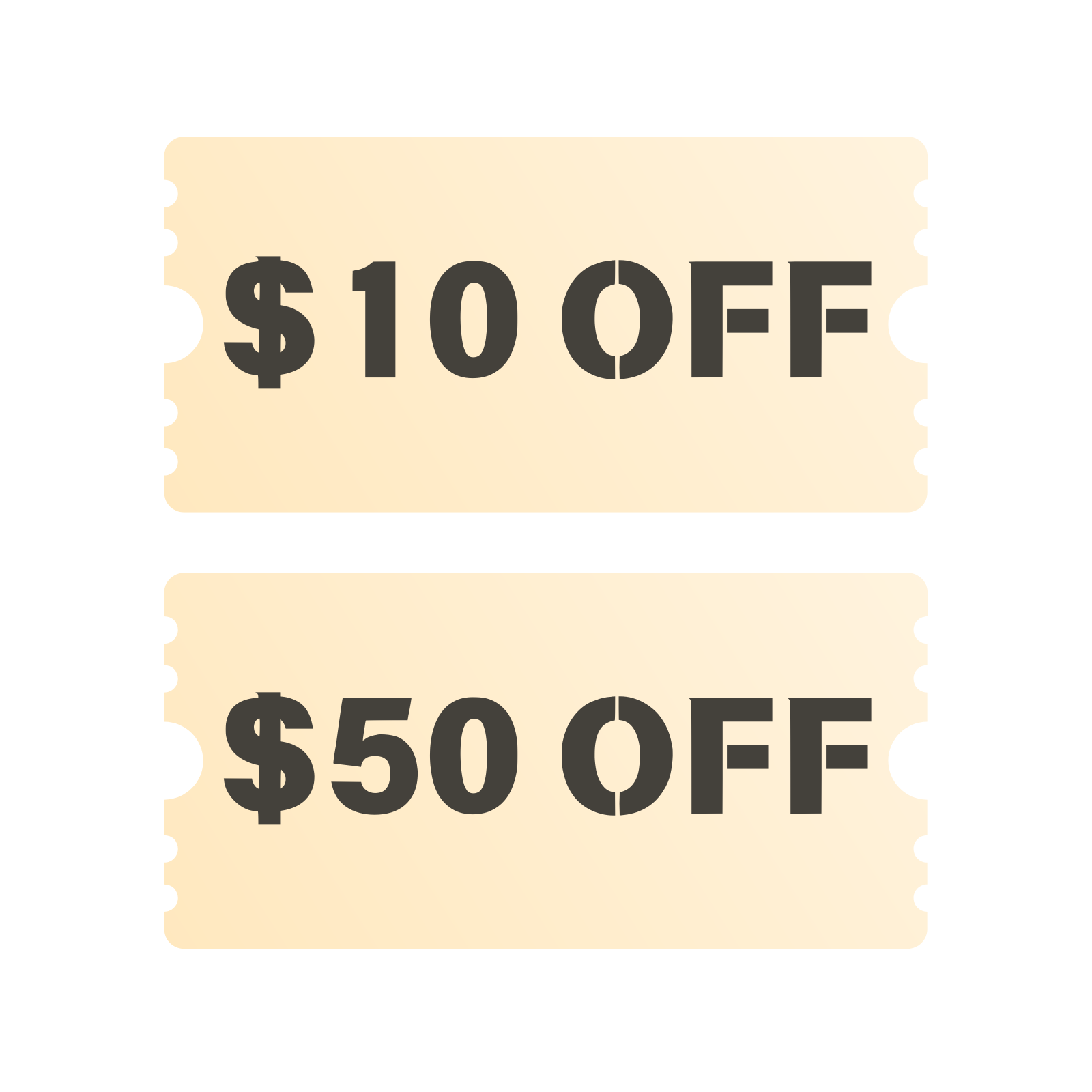 Black Friday Discounts Coupon Set