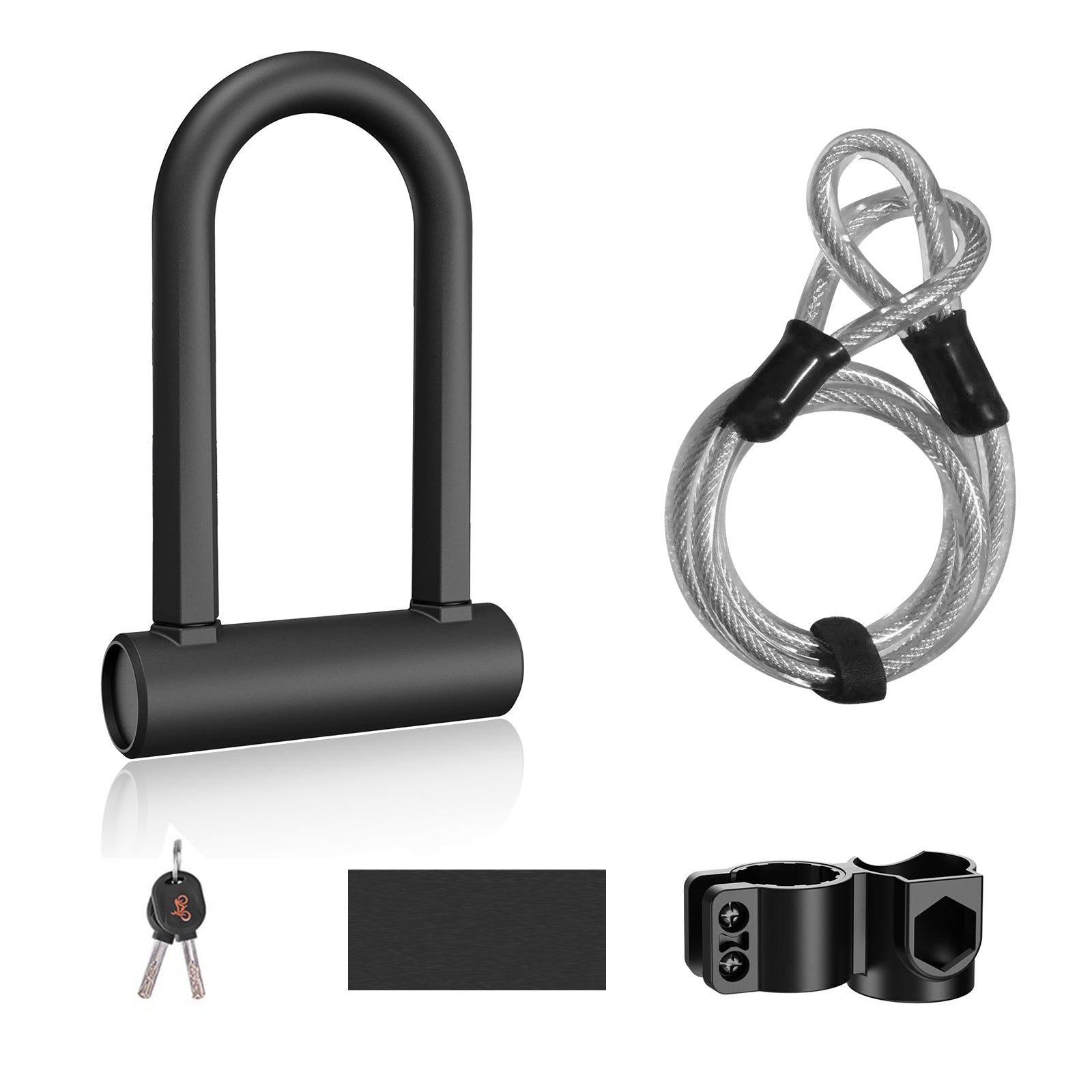 Scooter Lock, Security, Retractable Cable, Mechanical Lock, Easy
