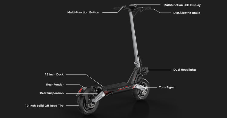 Adults Pro For Scooter 1600W Raptor Off-road Electric